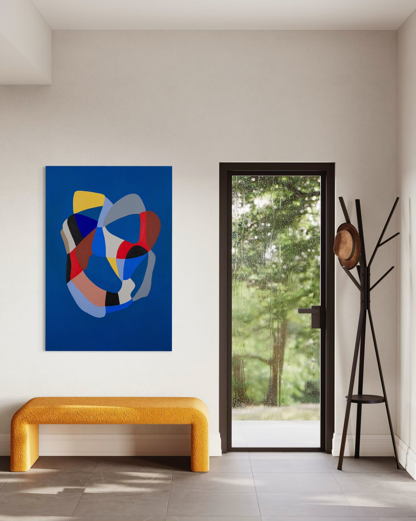 Serie Criaturas. Fondo Azul.