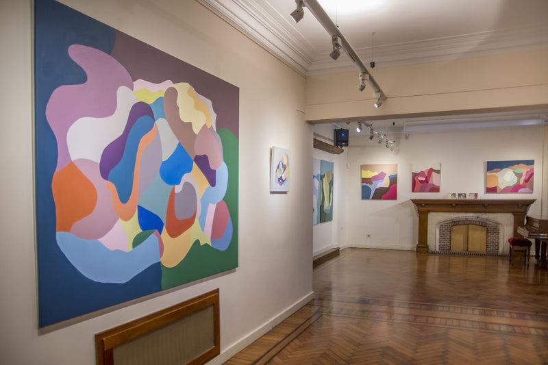 Installation views. Colores Subjetivos. Agosto 2024.  Buenos Aires