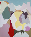 Paisajes Interiores Con Rojo — original abstract oil painting by Florencia Trucco, bold red on canvas, Buenos Aires 2025
