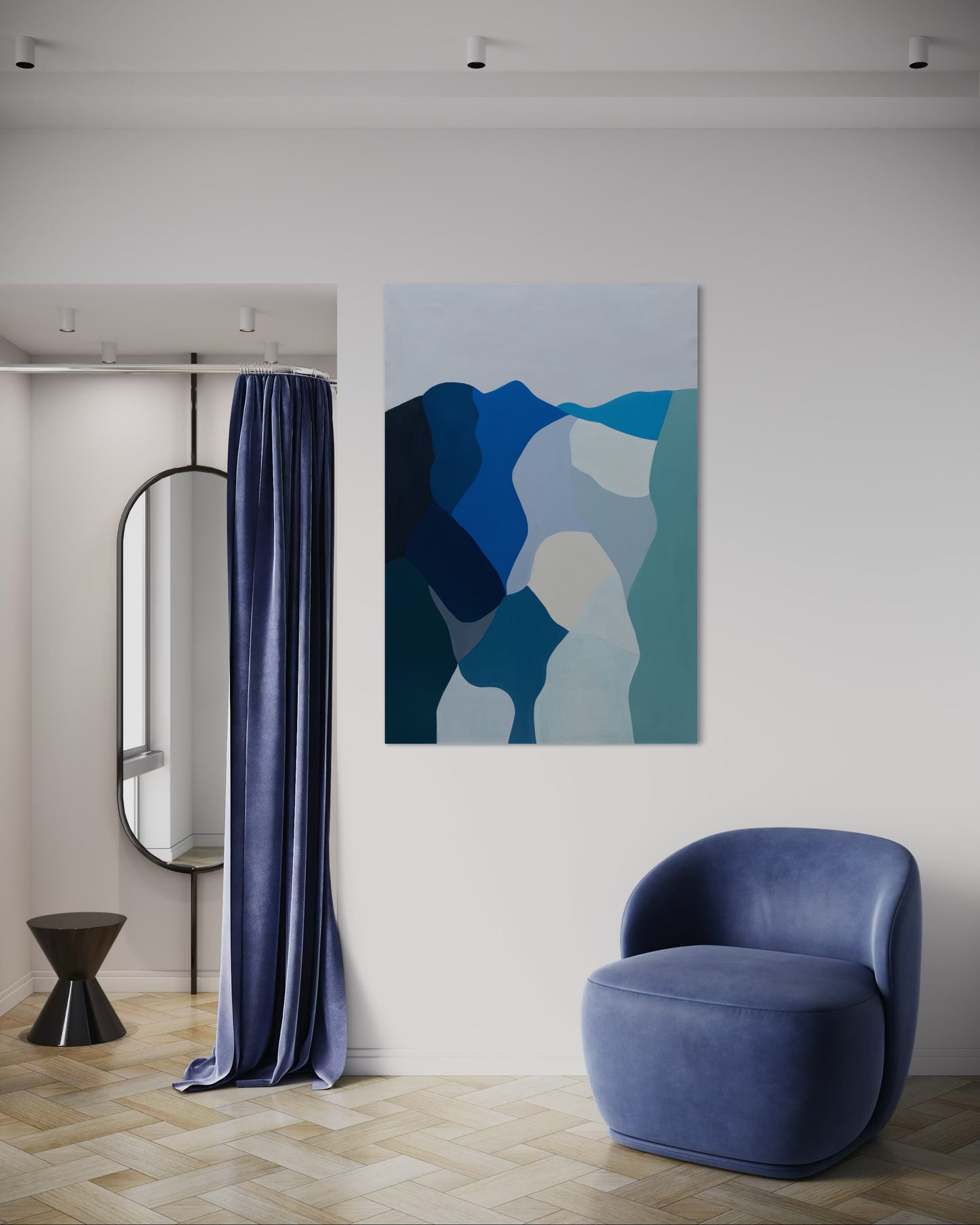 Paisajes Interiores. Azul